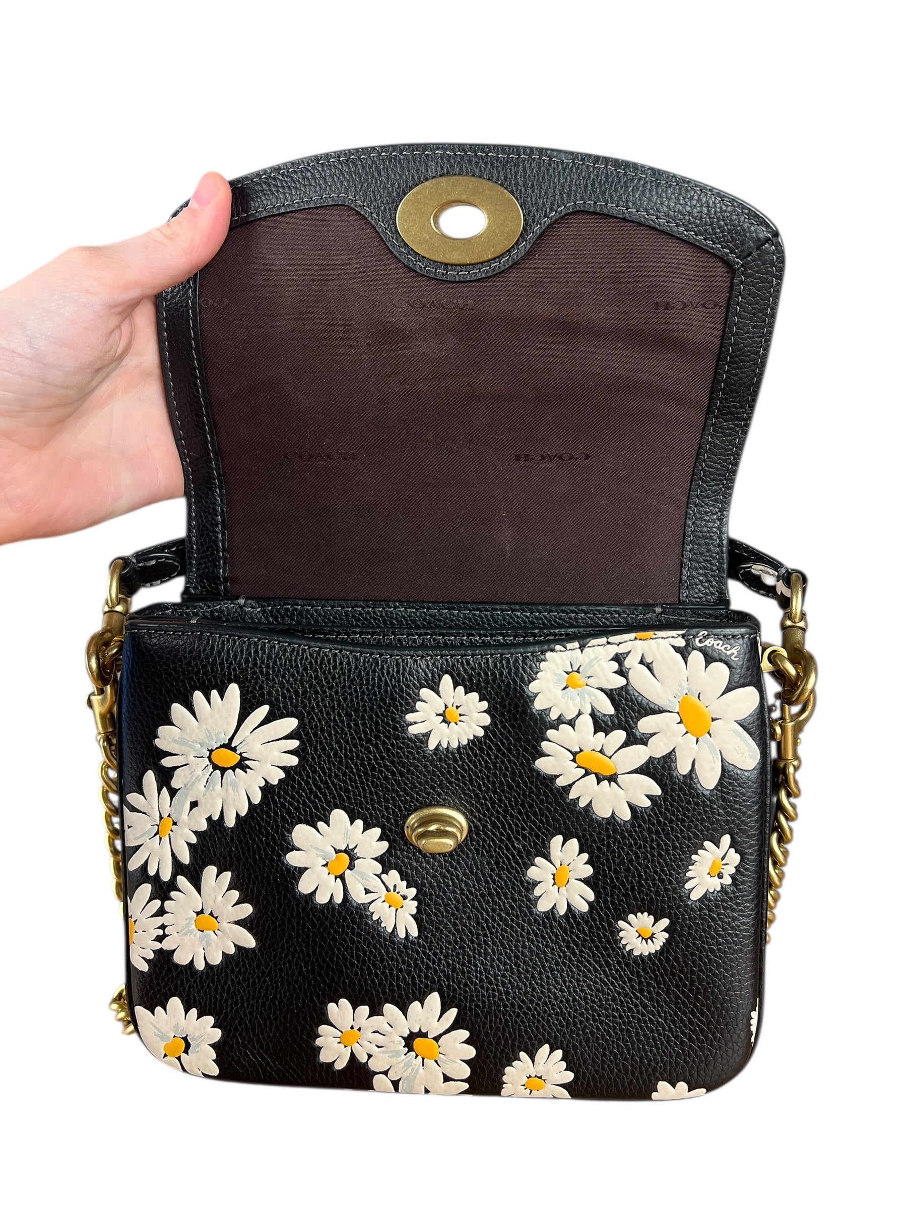Coach Floral Print Cassie 19 Crossbody Bag