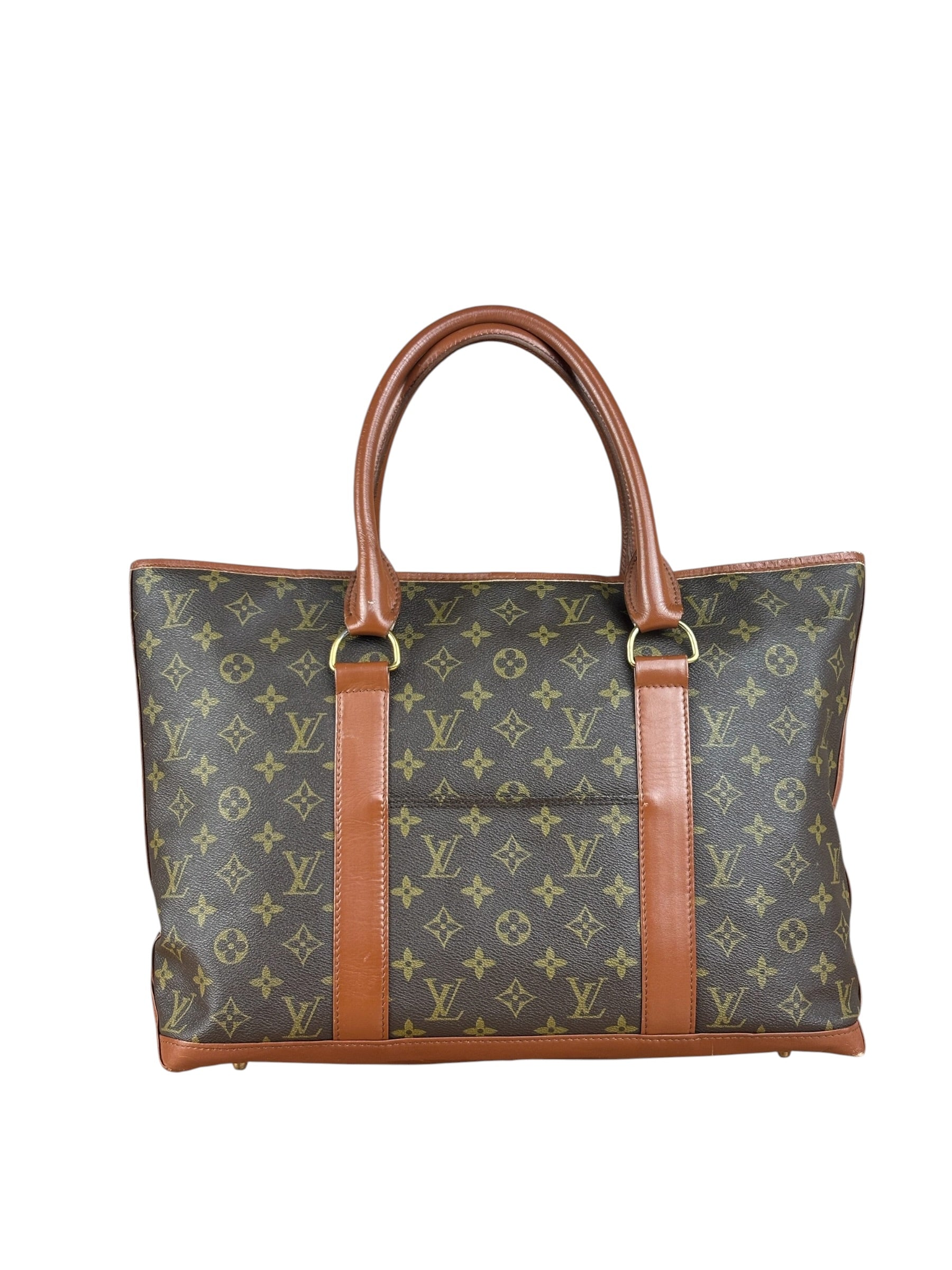 Louis Vuitton Vintage Monogram Sac Weekend Tote Bag MM