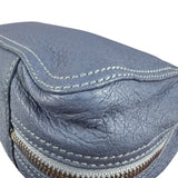 Balenciaga Vintage Blue Leather Mini Pochette