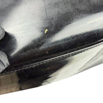 Balenciaga Black Patent Leather Weekender Handbag