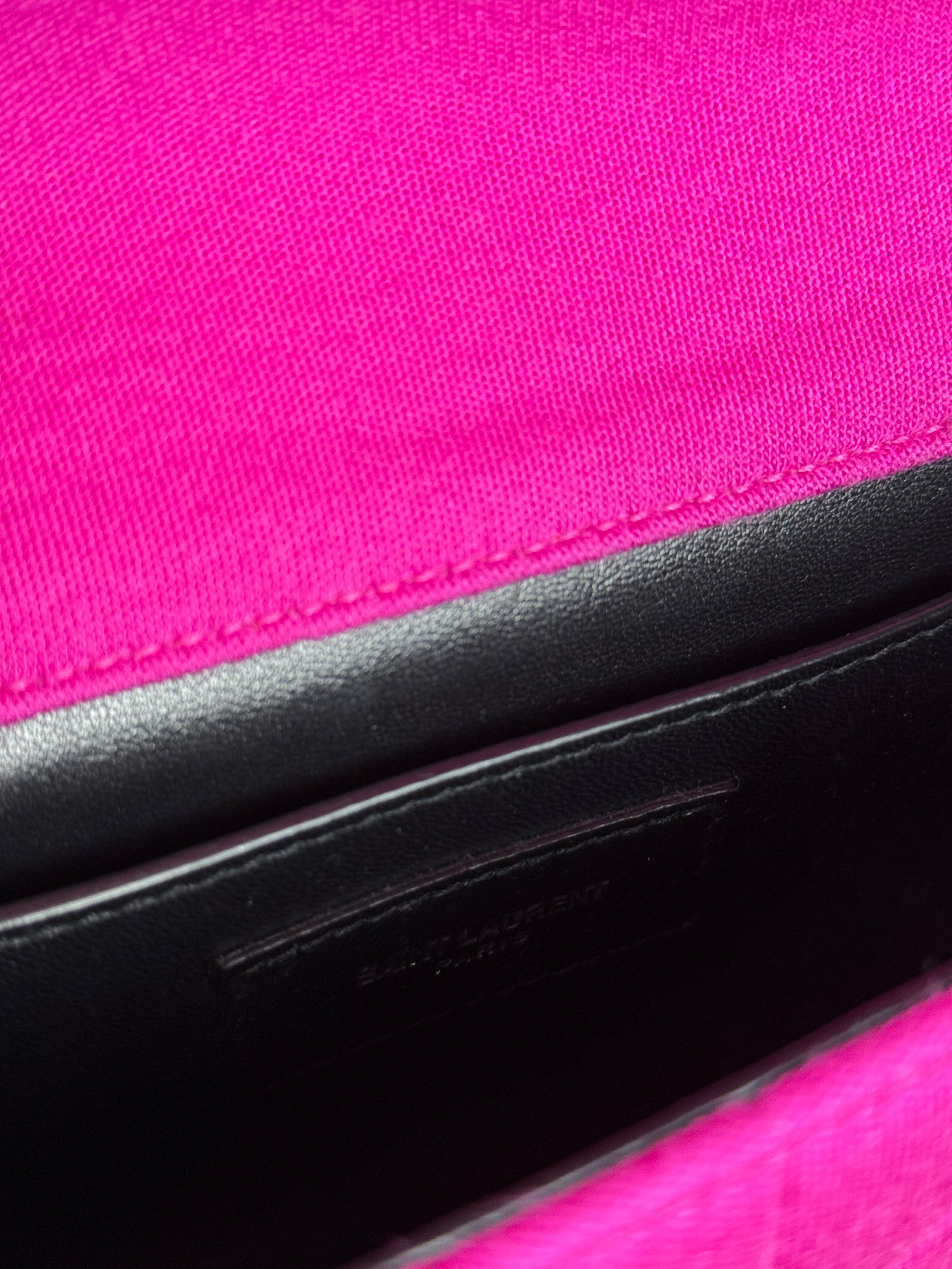 Yves Saint Laurent Pink Jersey Jamie Bag