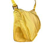 Prada Vintage Nylon Yellow Pochette