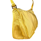 Prada Vintage Nylon Yellow Pochette