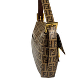 Fendi Brown PVC Zucca Baguette