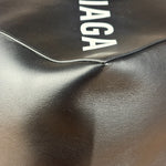 Balenciaga Black Leather Giant Box Bag