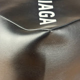 Balenciaga Black Leather Giant Box Bag