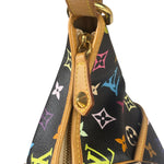 Louis Vuitton x Takashi Murukami Black Monogram Chrissie MM
