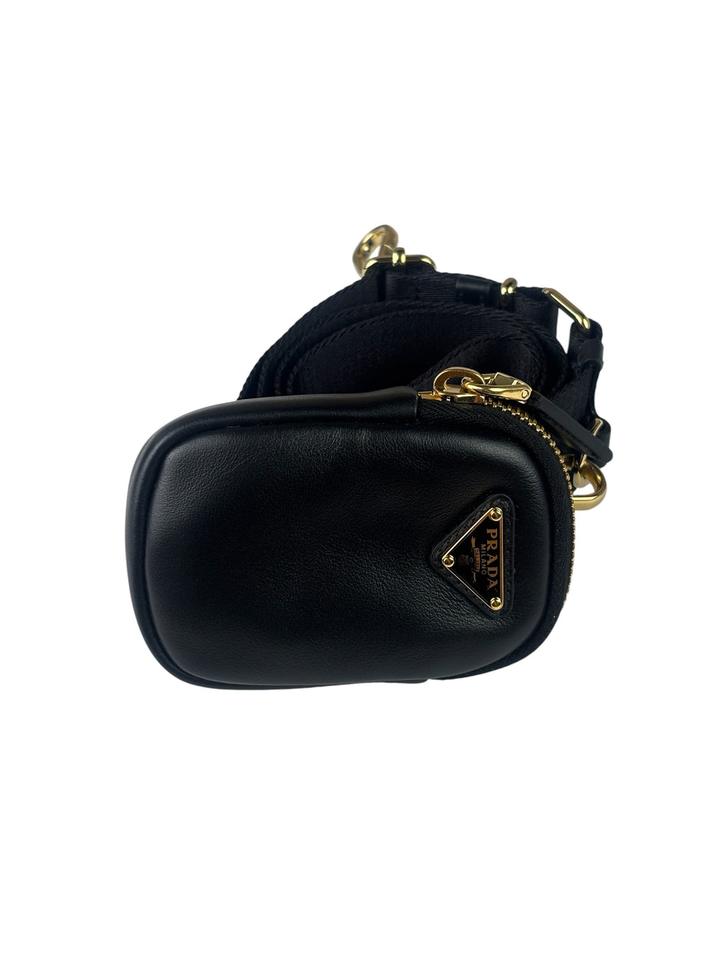 Prada Black Saffiano Leather Re-Edition Two-Way Bag