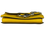 Chloé Suede/Calfskin Yellow Faye Shoulder Bag