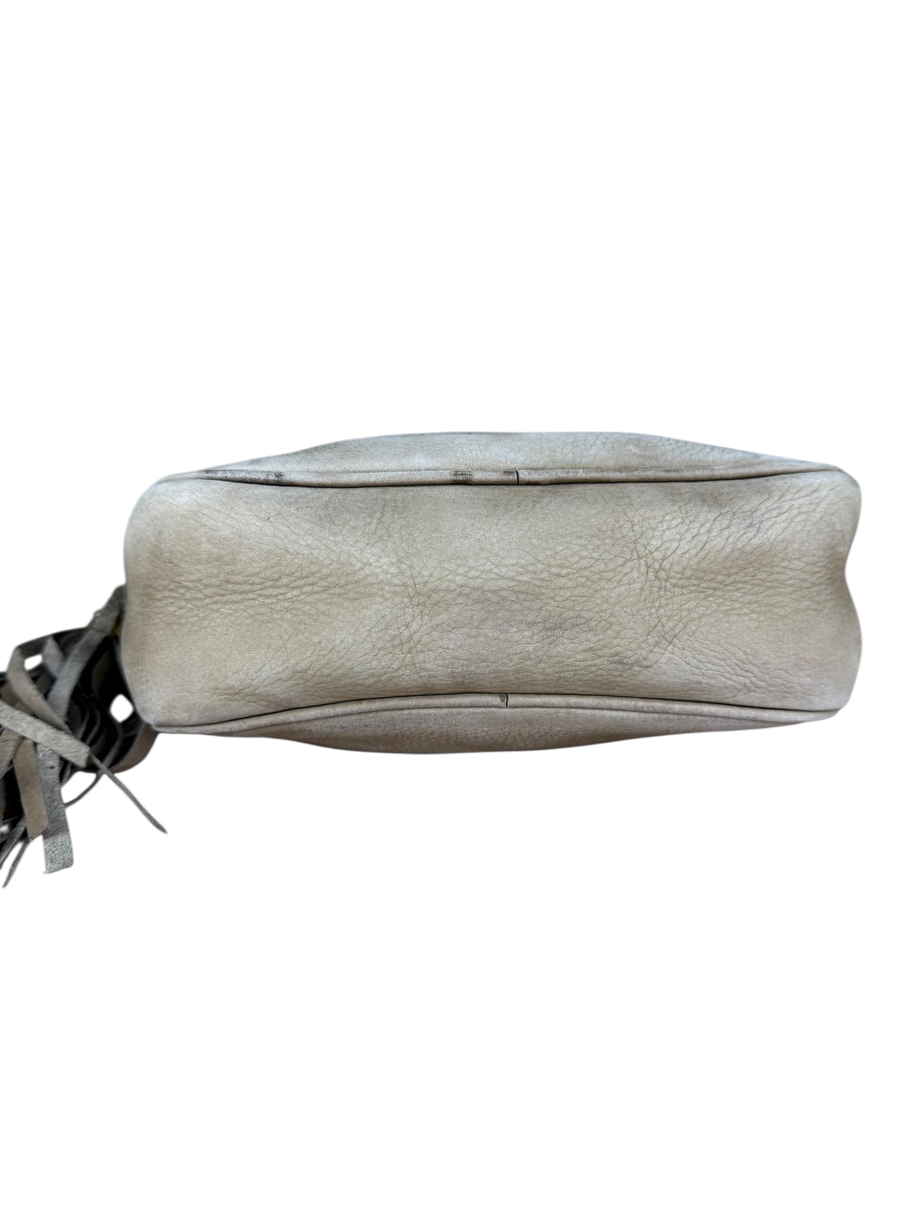 Gucci Brown Suede Soho Disco Crossbody Beige