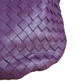 Bottega Veneta Purple Nappa Intrecciato Leather Jodie Hobo