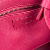 Saint Laurent Classic Y Cabas Fuchsia 2Way Handbag