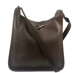 Hermes Brown Leather Vespa Crossbody PM