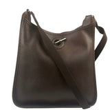 Hermes Brown Leather Vespa Crossbody PM