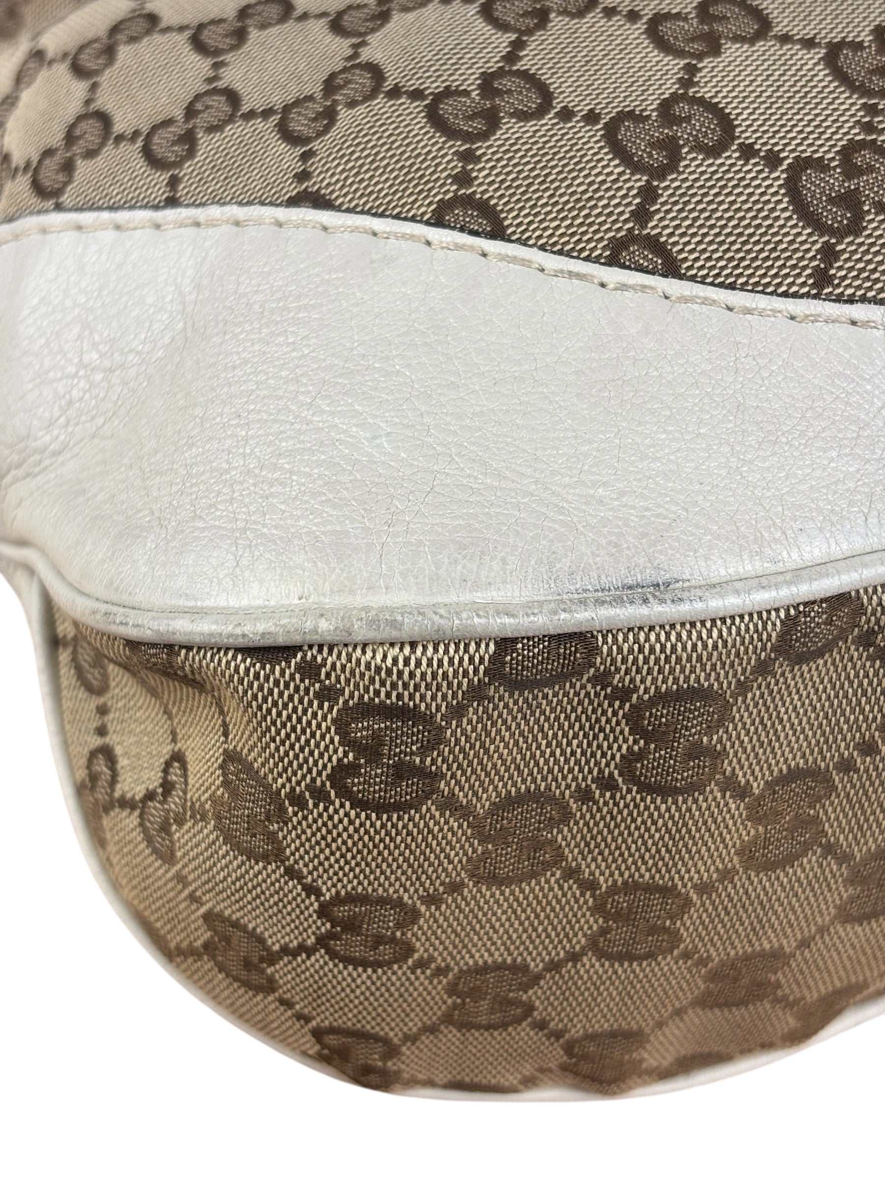 Gucci GG Canvas Medium Charlotte Hobo Bag