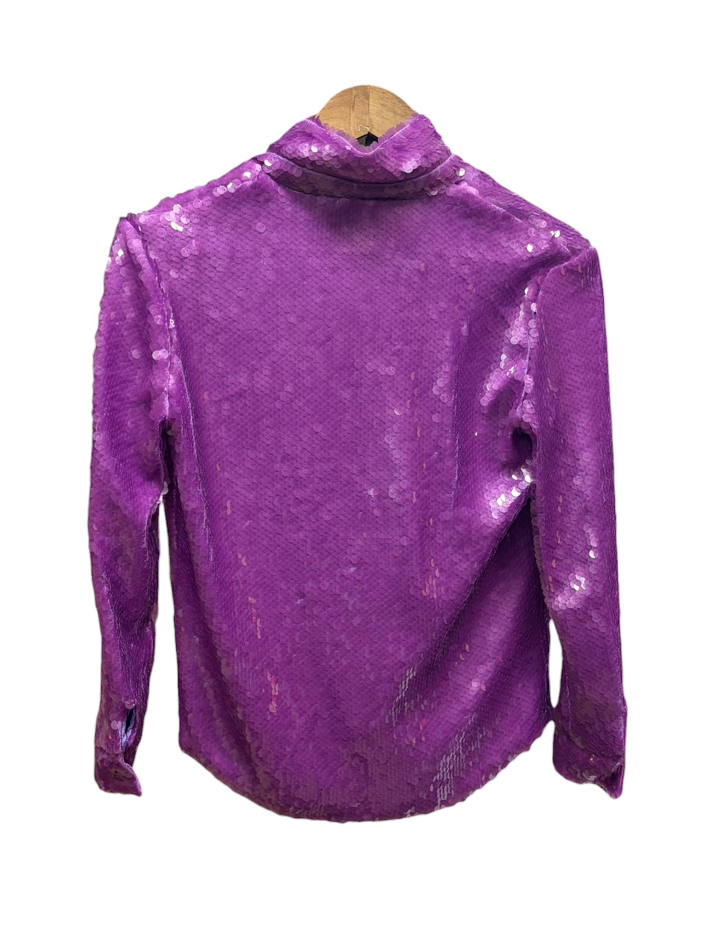 Gucci Purple Vault La Veste Sequin Long Sleeve Shirt