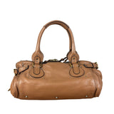 Chloe Vintage Tan Leather Paddington Shoulder Bag