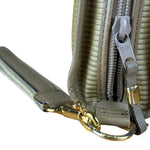 YSL Vintage Grey Leather Travel Pouch