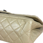 Chanel Aged Ivory Quilted Leather 2.55 Reissue Double Flap Bag 2009