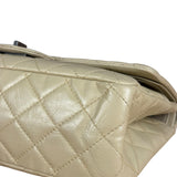 Chanel Aged Ivory Quilted Leather 2.55 Reissue Double Flap Bag 2009