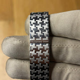 Christian Dior Black Oval Dial Steel Band