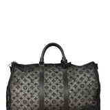 Louis Vuitton x Virgil Abloh Black Leather Trim Monogram Keepall 50