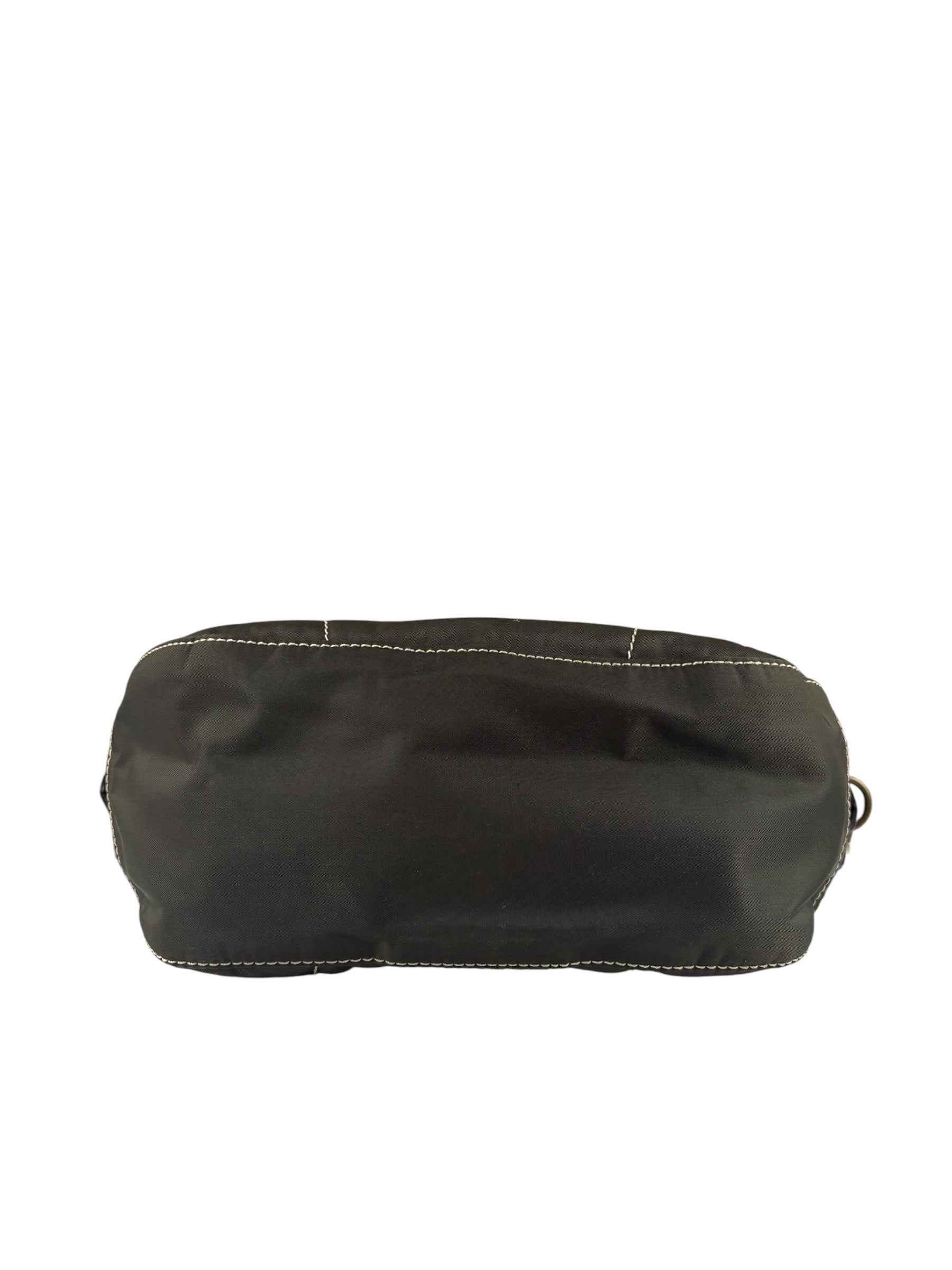 Burberry Vintage Green Nylon Crossbody Bag