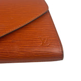 Louis Vuitton Vintage Art Deco Brown Epi Clutch