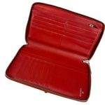 Chanel Red Quilted Leather Long Organizer Wallet 2010
