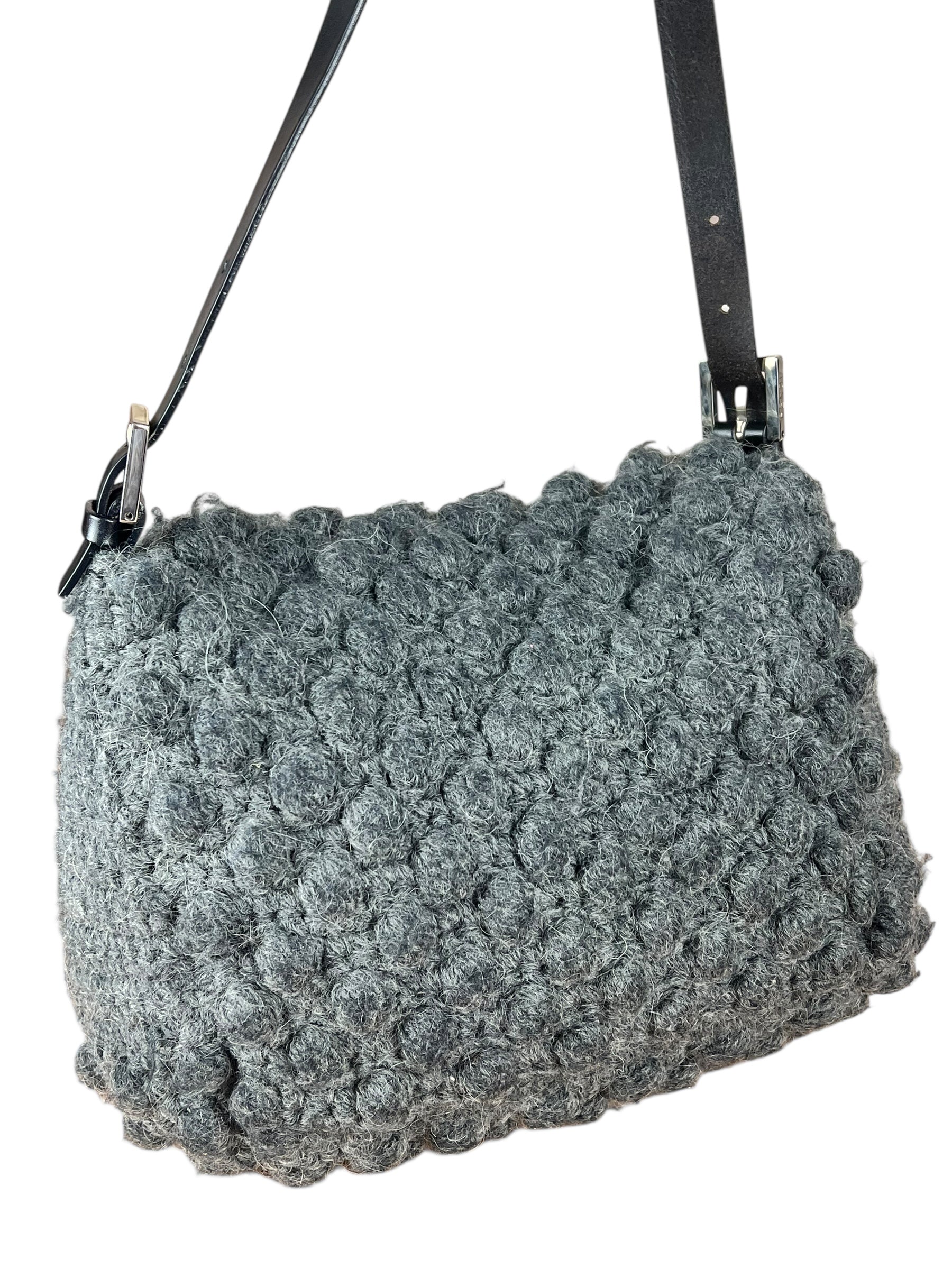 Fendi Crochet Wool Mamma Baguette