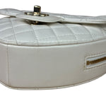 Chanel CC In Love White Quilted Leather Heart Bag 2022