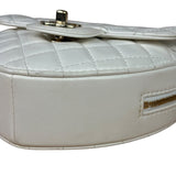 Chanel CC In Love White Quilted Leather Heart Bag 2022