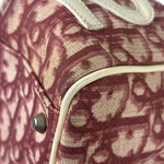 Christian Dior Vintage Red Trotter Boston Bag