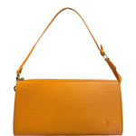 Louis Vuitton Orange Epi Leather Pochette