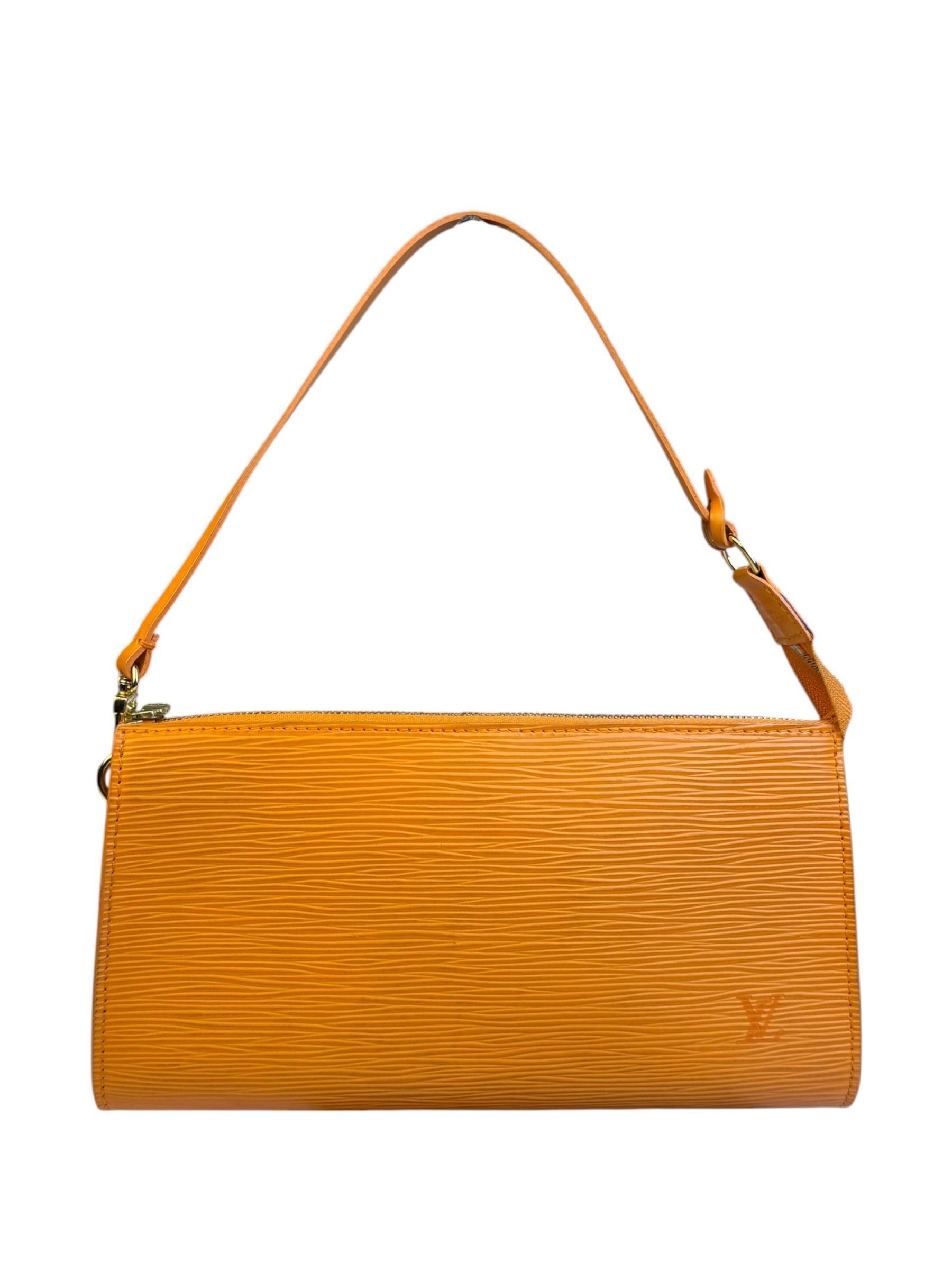 Louis Vuitton Orange Epi Leather Pochette