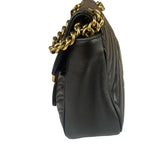 Gucci GG Black Marmont Leather Medium Shoulder Bag