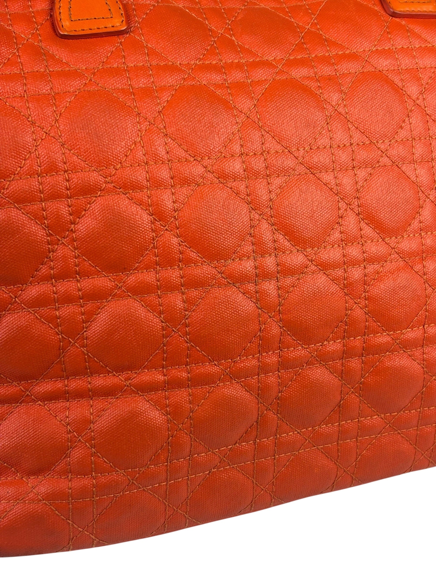 Christian Dior Panarea Cannage Quilted Leather Tote