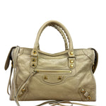 Balenciaga Beige Leather Le City Small Two-Way Bag