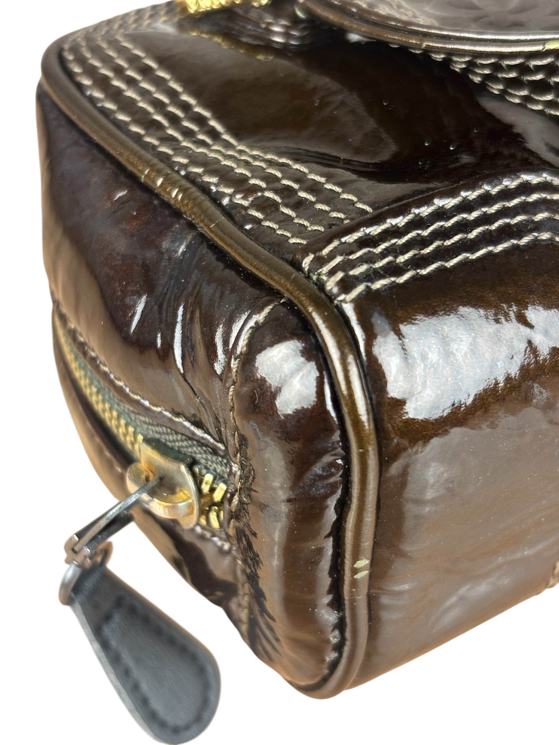 Loewe Patent Leather Micro Amazona Mini Bag