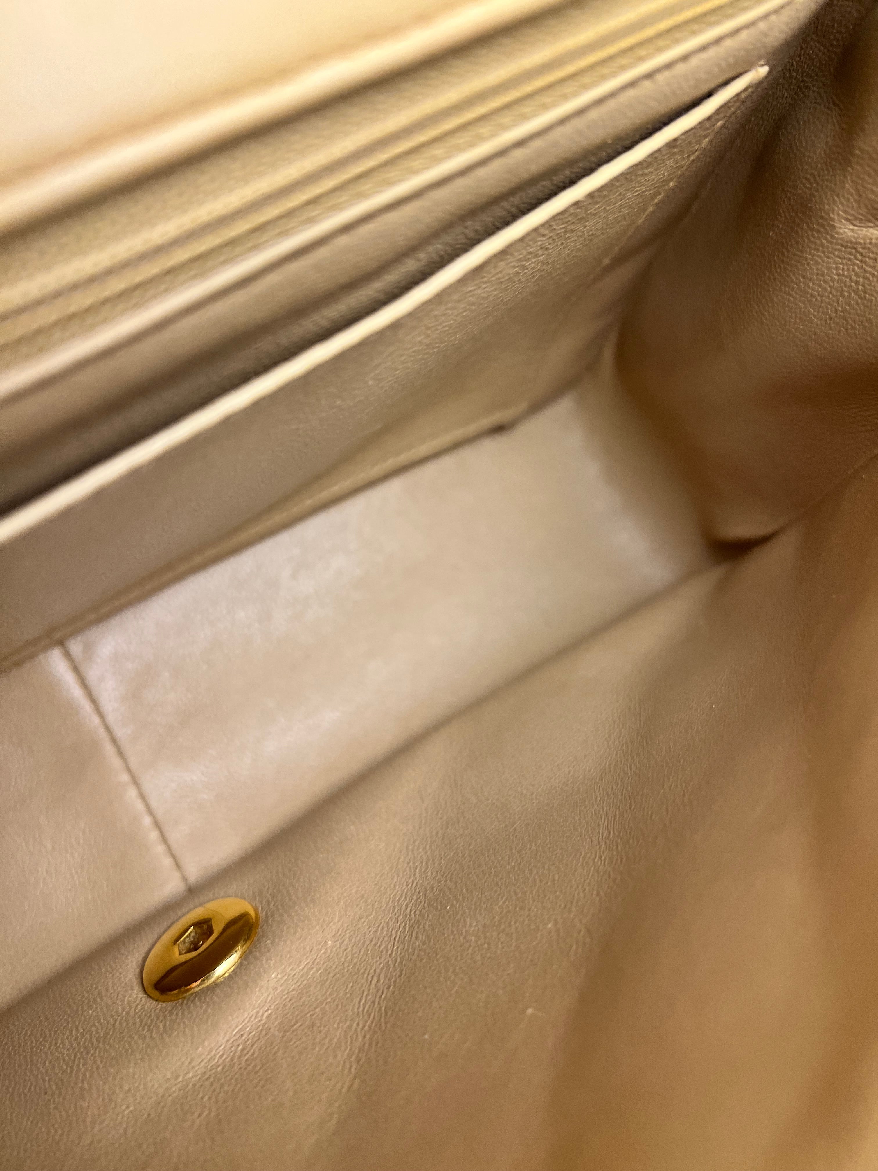 Chanel Beige CC Leather Diana Flap Bag '92