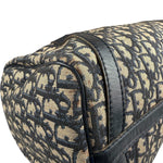 Christian Dior Vintage Canvas Monogram Trotter Oblique Boston Hand Bag