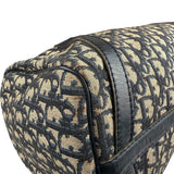 Christian Dior Vintage Canvas Monogram Trotter Oblique Boston Hand Bag
