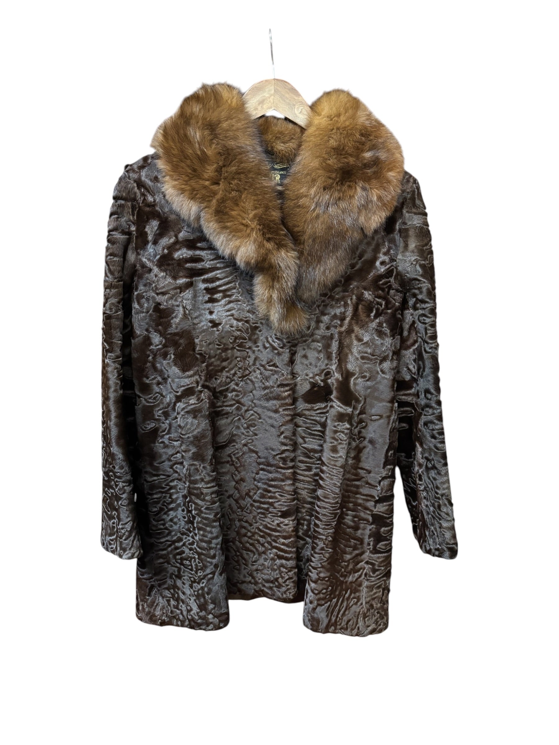 Original Elegance Vintage Brown Persian Lamb Coat