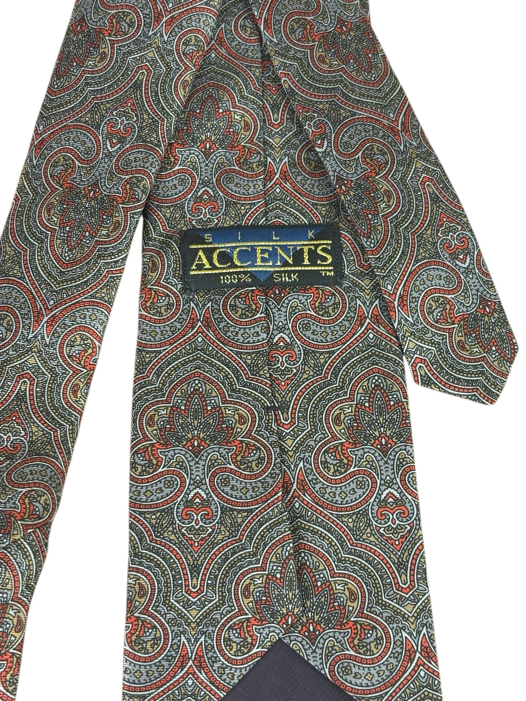 Silk Accents Mosaic Print Tie