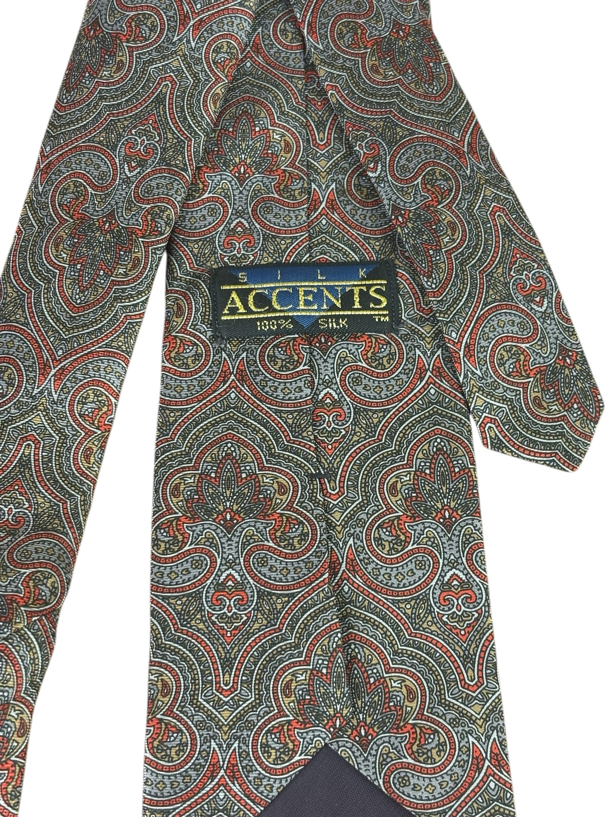 Silk Accents Mosaic Print Tie