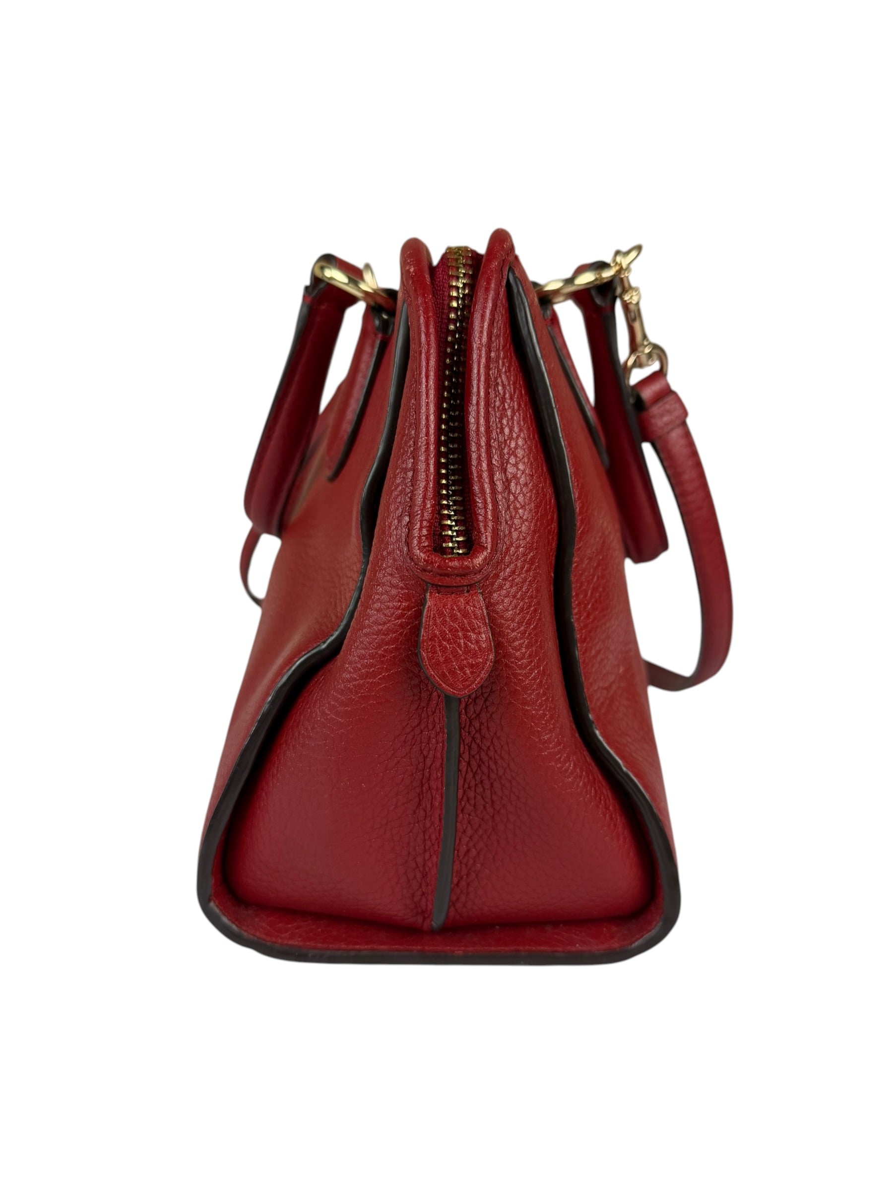 Coach Red Leather Mini Rowan Two-Way Bag