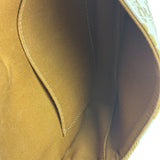 Celine White Leather Macadam Nano Triomphe Besace Shoulder Bag