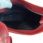 Loewe Vintage Red Leather Shoulder Bag