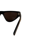 Yves Saint Laurent Black New Wave Sunglasses SL 468