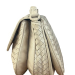 Bottega Veneta Vintage Beige Intrecciato Crossbody